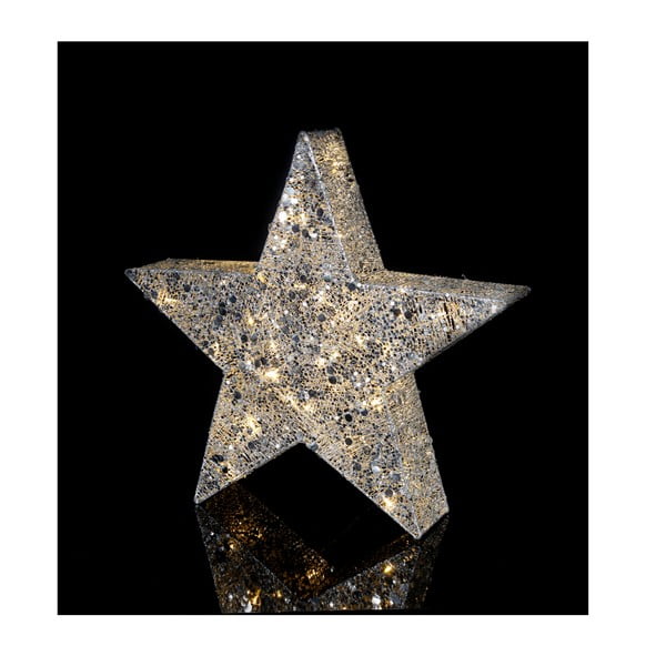 LED ukras Best Season Golden Star, visina 70 cm