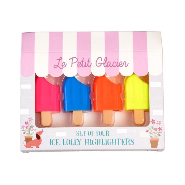 Set od 4 Rex London Ice Lolly highlightera-image-4