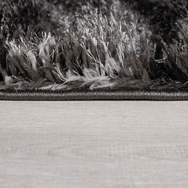 Crni/sivi ručno rađen tepih od recikliranih vlakna 160x230 cm Velvet – Flair Rugs-image-4