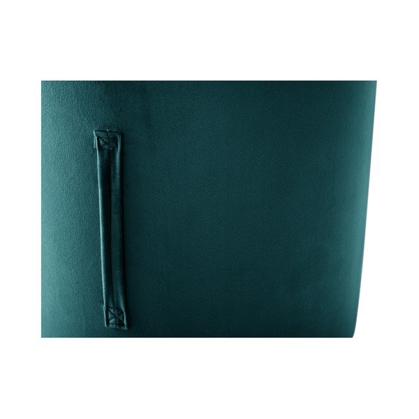 Petrolej plavi tabure Mazzini Sofas Fiore, ⌀ 40 cm-image-3