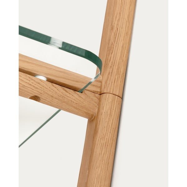 Stakleni modularni sustav polica u prirodnoj boji 110x28x30,5 cm Sitra – Kave Home-image-4