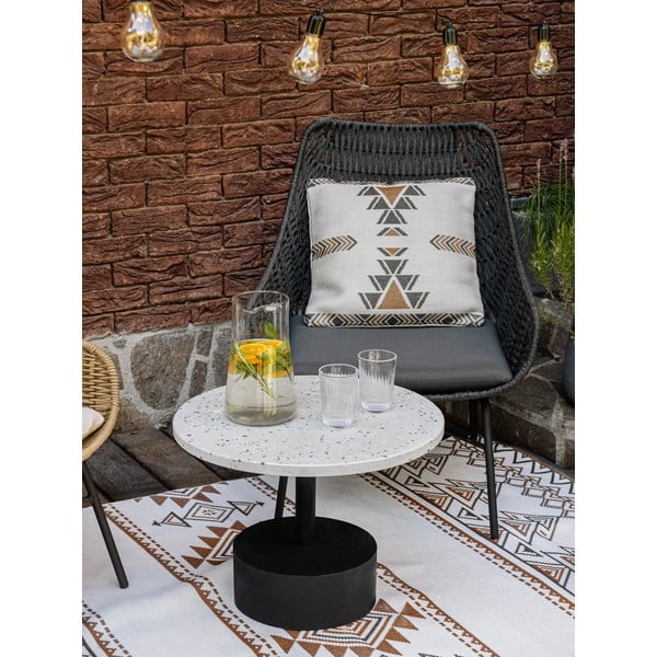 Bež-smeđi dvostrani vanjski tepih od reciklirane plastike Green Decore Afra, 90 x 150 cm-image-4