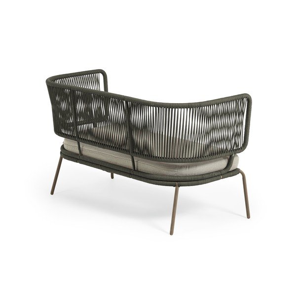 Zelena vrtna garnitura sa čeličnom konstrukcijom Kave Home Nadin-image-3