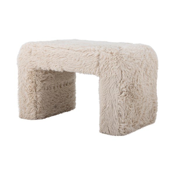 Bež tabure od umjetnog krzna Bobbie – Bloomingville-image-2