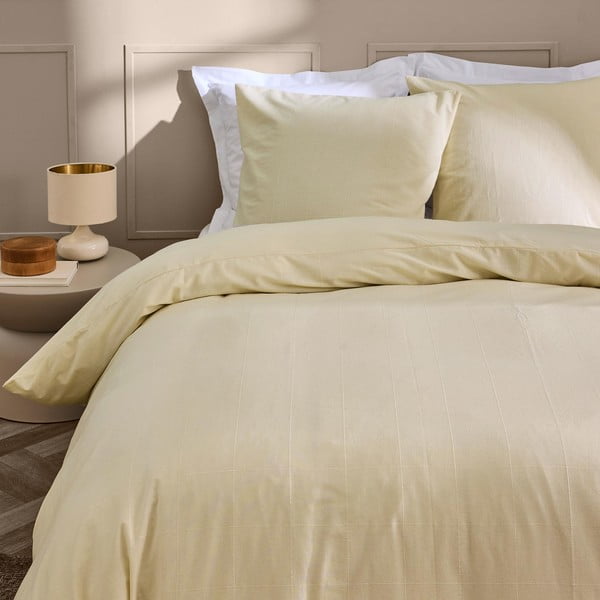 Posteljina za bračni krevet/za produženi krevet boje slonovače 240x220 cm Linella – douceur d'intérieur-image-2