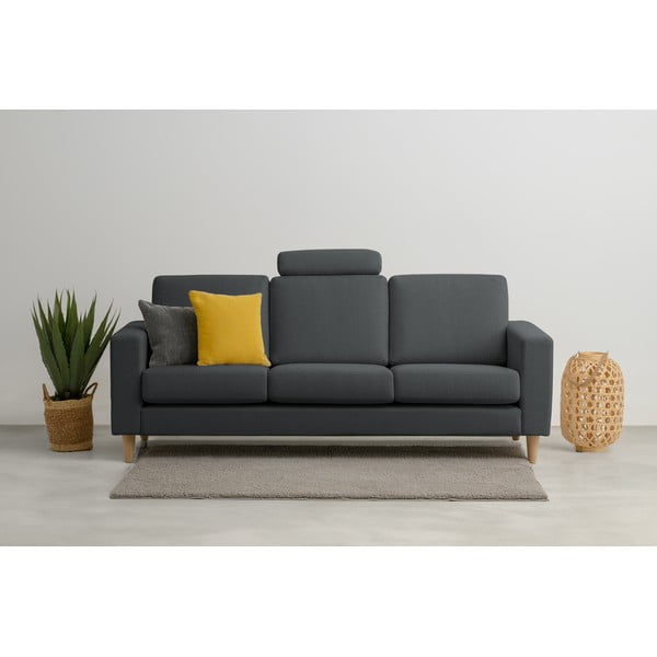 Antracitno siva sofa 217 cm Focus – Scandic-image-1