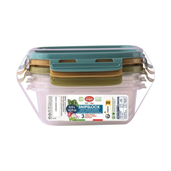 Posude za ručak u setu 3 kom Snipslock – Snips-image-2