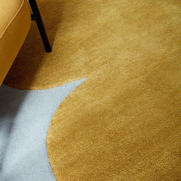 Oker žuti ručno rađen vuneni tepih 120x170 cm Canvas – Asiatic Carpets-image-2