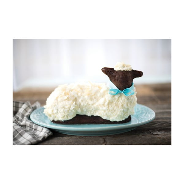 Uskrsni kalup u obliku janjeta u srebrnoj boji Nordic Ware, 700 ml-image-4