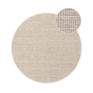 Krem juten okrugli tepih ø 200 cm Bouclé Jaipur – Hanse Home