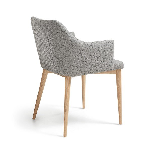 Svjetlosiva blagovaonska stolica Kave Home Danai-image-2