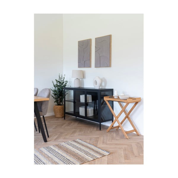 Krem stolna lampa s tekstilnim sjenilom (visina 47 cm) Croft – House Nordic-image-3