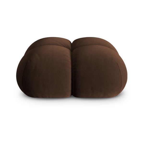 Tamno smeđi baršunast tabure Loretto – Cosmopolitan Design