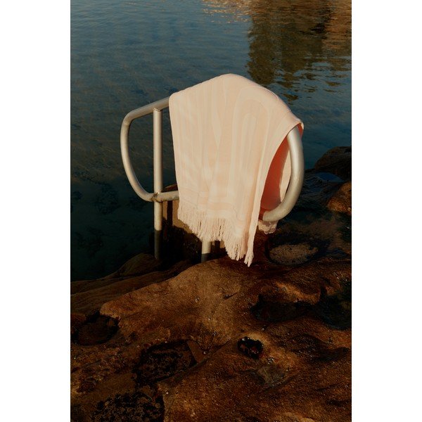 Ružičasti pamučni ručnik za plažu Sunnylife Luxe, 160 x 90 cm-image-2