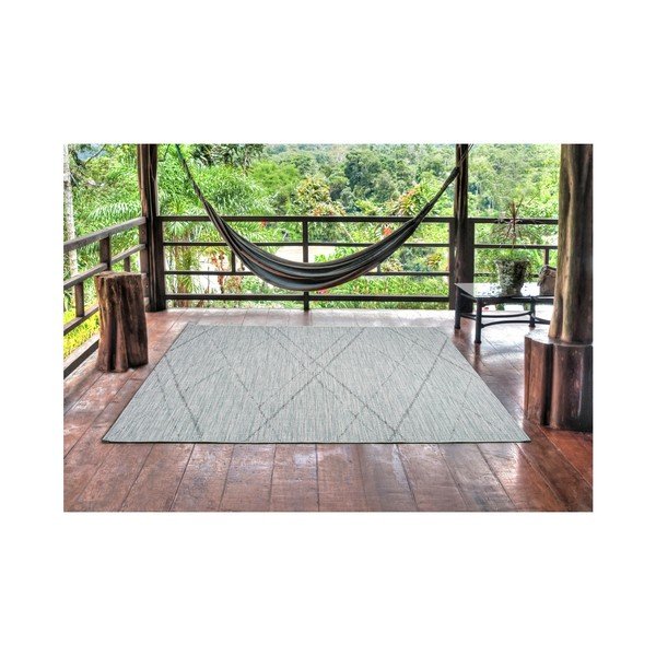 Plavo-sivi vanjski tepih Universal Weave Cassita, 77 x 150 cm-image-2