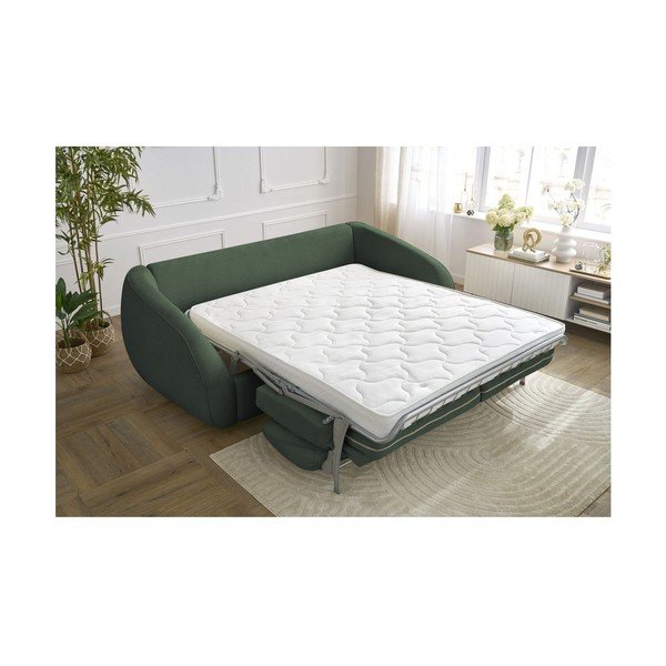 Zelena sklopiva sofa 235 cm Cezanne – Bobochic Paris-image-1