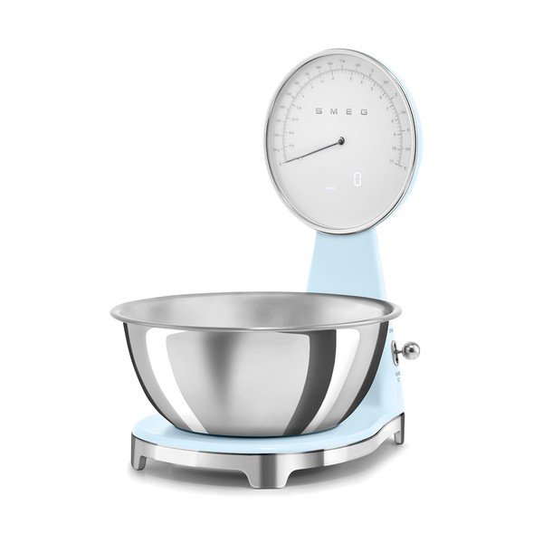 Svijetlo plava plastična digitalna kuhinjska vaga – SMEG-image-4