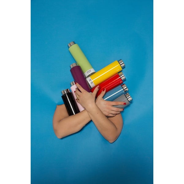 Žuta  boca za vodu za put od tritana 500 ml Yellow 012 – Pantone-image-2