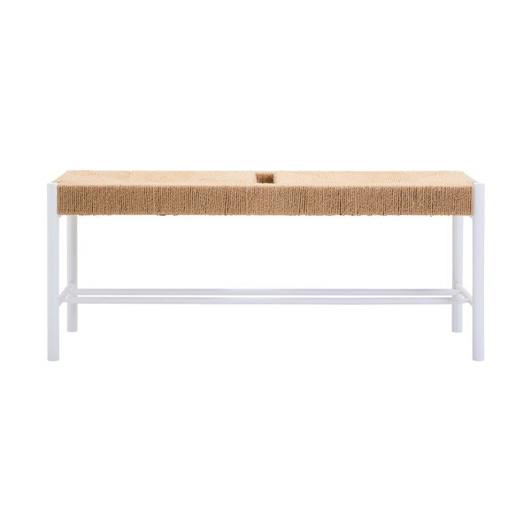 Klupa od masivnog drveta u prirodnoj boji Bandar – Premier Housewares-image-2