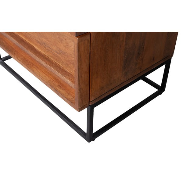 Smeđa mango komoda s 5 ladica WOOOD Forrest-image-4