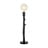 Sjajno crna stolna lampa (visina 53 cm) Ramo – Markslöjd