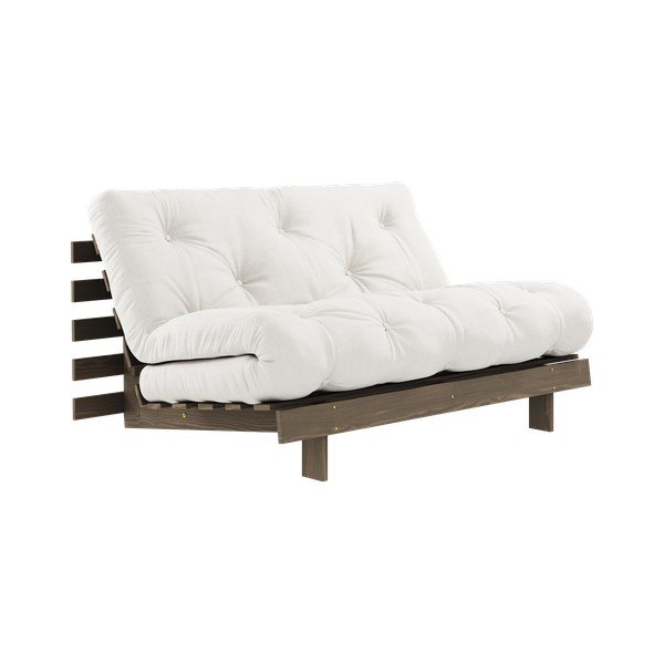 Bijela sklopiva sofa 140 cm Roots – Karup Design