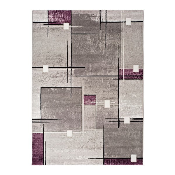Sivo-ljubičasti tepih Universal Detroit, 160 x 230 cm