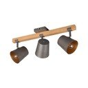 Tamno sivi/u prirodnoj boji reflektor 14x54 cm Bell – Trio