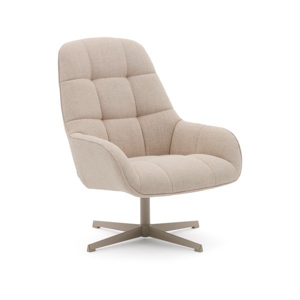 Bež okretna fotelja Jaspe – Kave Home