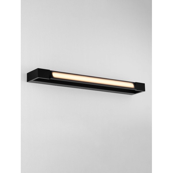 Mat crna LED zidna lampa aluminijska Arga – Nova Luce-image-2