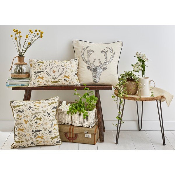Pamučni jastuk Cooksmart ® Woodland, 45 x 45 cm-image-1