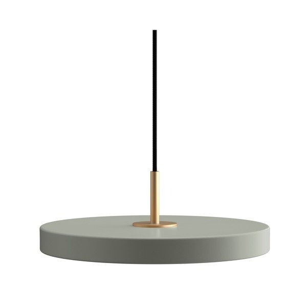 Kadulja zelena metalna LED viseća svjetiljka s mogućnosti zatamnjivanja s metalnim sjenilom ø 31 cm Asteria Plus – UMAGE