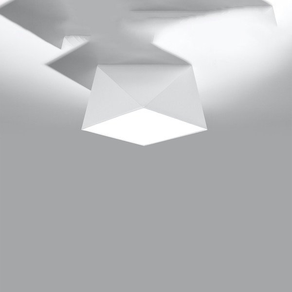 Bijela stropna svjetiljka 25x25 cm Koma – Sollux-image-2