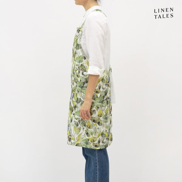 Lanena pregača Khaki – Linen Tales-image-2