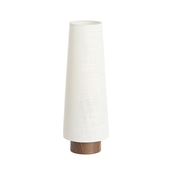 Krem metalna stolna lampa s tekstilnim sjenilom (visina 42 cm) Howie – Light & Living