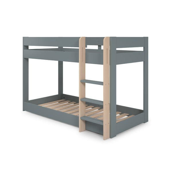 Dječji krevet prljavo zeleni na kat s podnicom 90x190 cm Angel – Marckeric-image-2