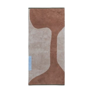 Ciglasta/bež periva pamučna staza 70x150 cm Figura – Mette Ditmer Denmark