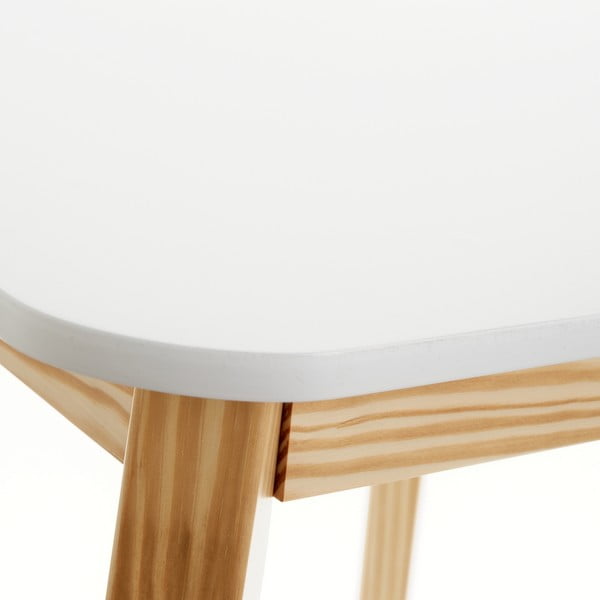 Dječji stol s bijelom pločom stola 55x55 cm – Casa Selección-image-1