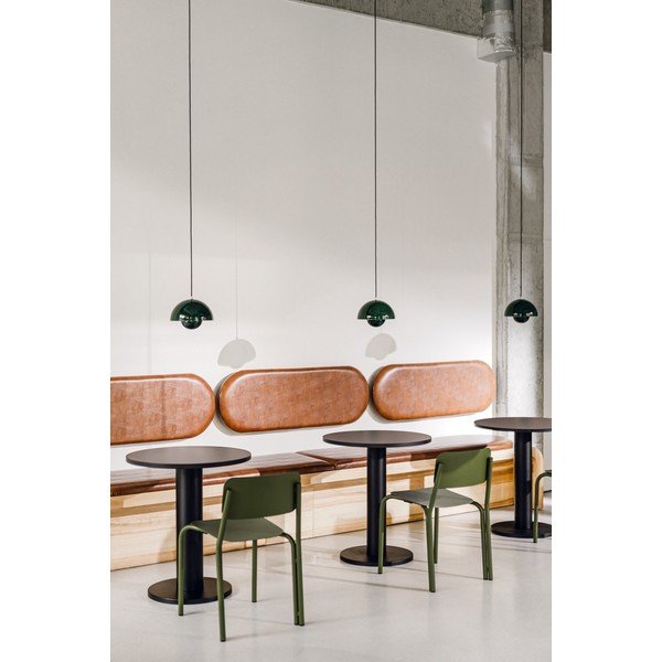 Okrugao blagovaonski stol s pločom stola u dekoru hrasta ø 65 cm Sool – noo.ma-image-3