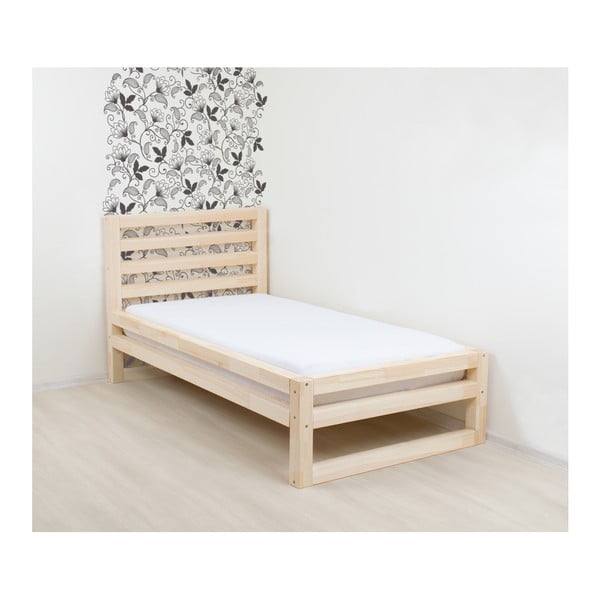 Benlemi DeLuxe Naturaleza drveni krevet za jednu osobu, 200 x 120 cm