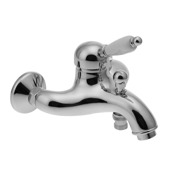 Zidna slavina za kadu u srebrnoj boji (s 2 izlaza) Kirké White – Sapho