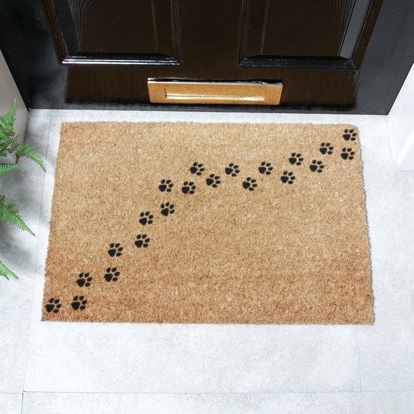 Otirač od kokosovih vlakana 40x60 cm Paw Prints – Artsy Doormats-image-4