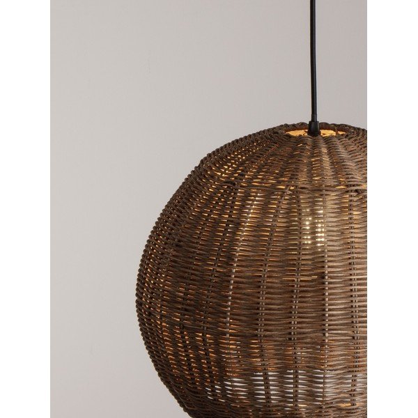 Viseća svjetiljka od ratana u prirodnoj boji ø 39 cm Rielo – Nova Luce-image-4