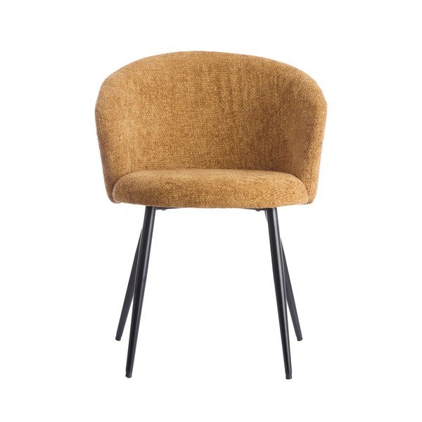 Oker žute metalne blagovaonske stolice u setu 2 kom Radaja – Light & Living-image-2