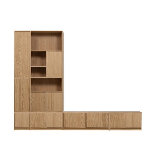 TV set u dekoru hrasta u prirodnoj boji 304x243 cm Modulair – vtwonen