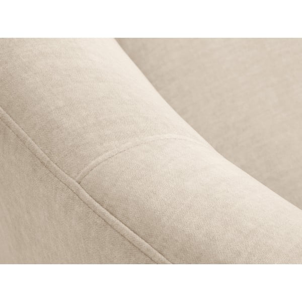 Bež baršunasta asimetrična sofa Mazzini Sofas Debbie, lijevo-image-1