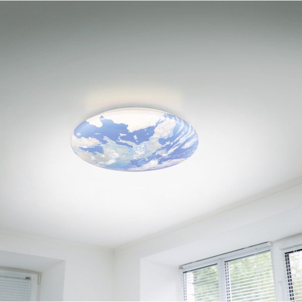 Plava LED dječja stropna svjetiljka ø 37 cm Terra – Reality-image-1