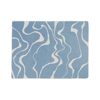 Plava/krem deka 150x200 cm Felu – noo.ma