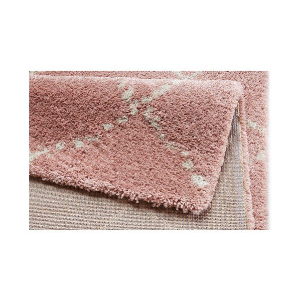 Ružičasti tepih Mint Rugs Allure Ronno Rose Creme, 120 x 170 cm-image-1