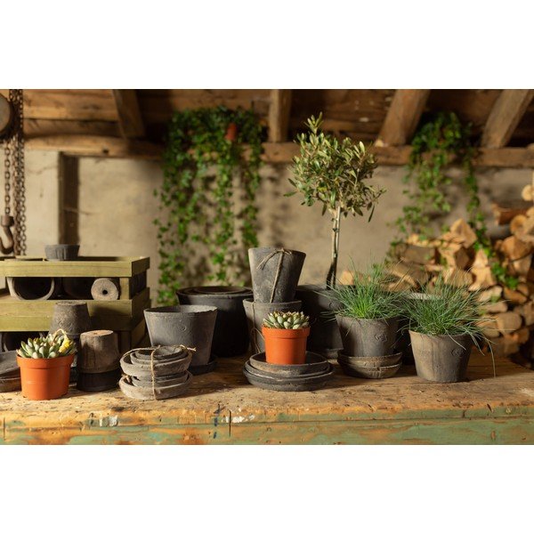 Set od 3 zdjele ispod saksije od terakote Esschert Design-image-1